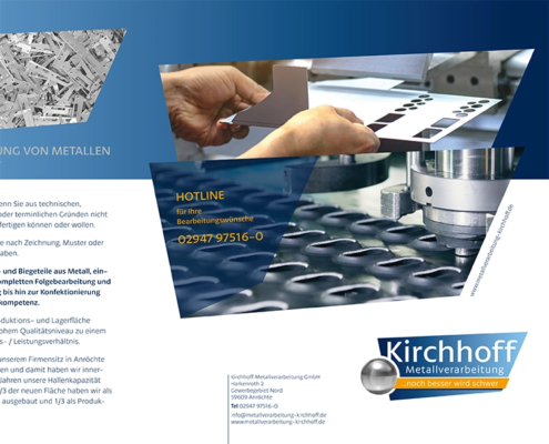 Kirchhoff Metallverarbeitung | Flyer