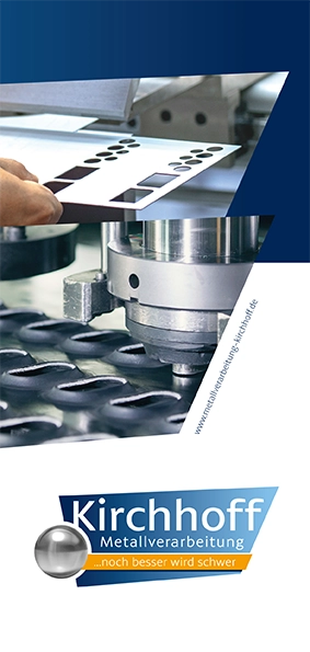 Kirchhoff Metallverarbeitung | Flyer Kirchhoff Metallverarbeitung | Flyer